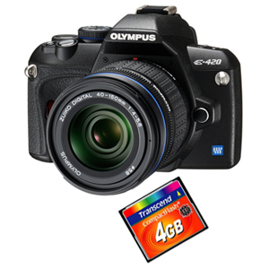 Olympus E-420 Power DZ Kit + ����� ������ CF 4 Gb