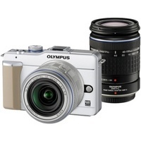 olympus E-PL1 DZK white/silver